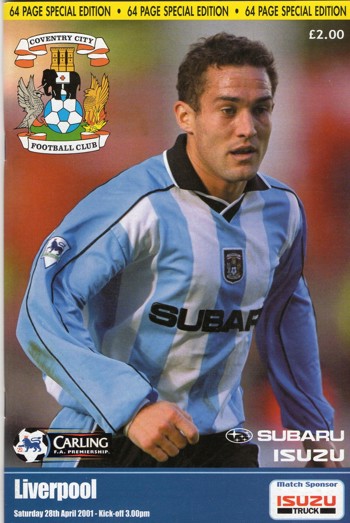 Match programme
